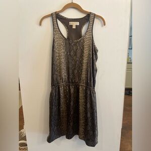 Michael Kors Scoop Neck Sleeveless Mini Dress S